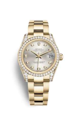 Rolex - 178158-0078 Datejust 31 Yellow Gold Diamond / Oyster / Champagne Diamond