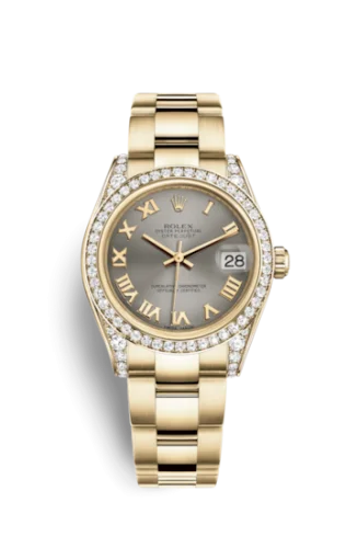 Rolex - 178158-0081 Datejust 31 Yellow Gold Diamond / Oyster / Steel Roman