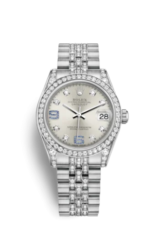 Rolex - 178159-0055 Datejust 31 White Gold Diamond / Jubilee Diamond / Silver Diamond