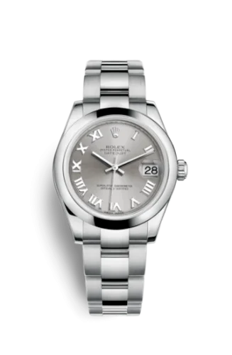 Rolex - 178240-0006 Datejust 31 Stainless Steel Domed / Oyster / Rhodium Roman
