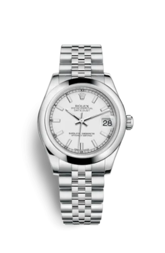 Rolex - 178240-0015 Datejust 31 Stainless Steel Domed / Jubilee / White