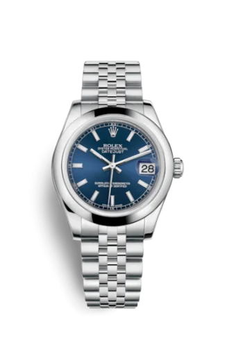 Rolex - 178240-0026 Datejust 31 Stainless Steel Domed / Jubilee / Blue