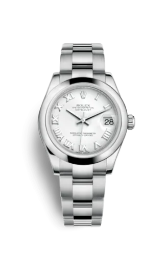 Rolex - 178240-0031 Datejust 31 Stainless Steel Domed / Oyster / White Roman