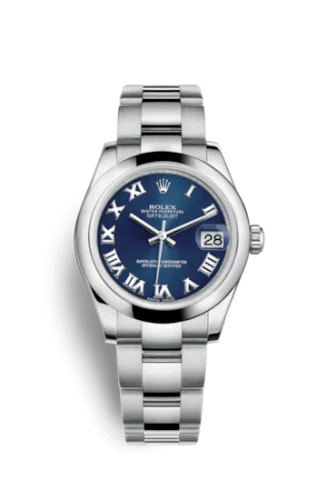 Rolex - 178240-0036 Datejust 31 Stainless Steel Domed / Oyster / Blue Roman