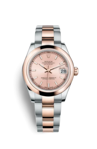 Rolex - 178241-0001 Datejust 31 Rolesor Everose Domed / Oyster / Pink