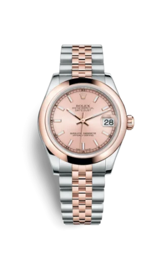 Rolex - 178241-0005 Datejust 31 Rolesor Everose Domed / Jubilee / Pink