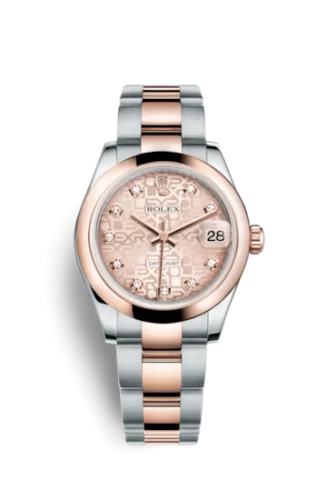 Rolex - 178241-0012 Datejust 31 Rolesor Everose Domed / Oyster / Pink Computer