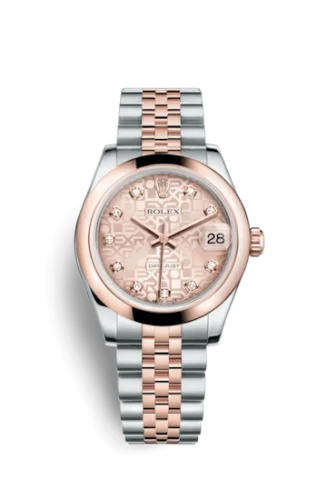 Rolex - 178241-0044 Datejust 31 Rolesor Everose Domed / Jubilee / Pink  Computer