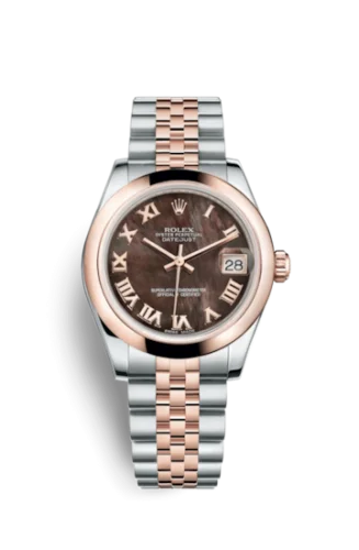 Rolex - 178241-0047 Datejust 31 Rolesor Everose Domed / Jubilee / Black MOP Roman