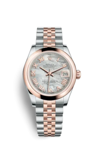 Rolex - 178241-0057 Datejust 31 Rolesor Everose Domed / Jubilee / MOP Roman