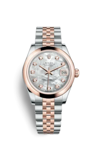 Rolex - 178241-0058 Datejust 31 Rolesor Everose Domed / Jubilee / MOP