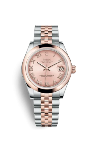 Rolex - 178241-0064 Datejust 31 Rolesor Everose Domed / Jubilee / Pink Roman