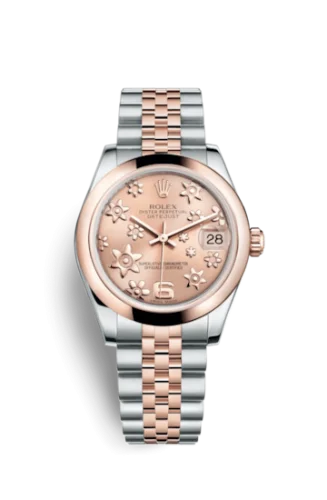 Rolex - 178241-0069 Datejust 31 Rolesor Everose Domed / Jubilee / Pink Floral