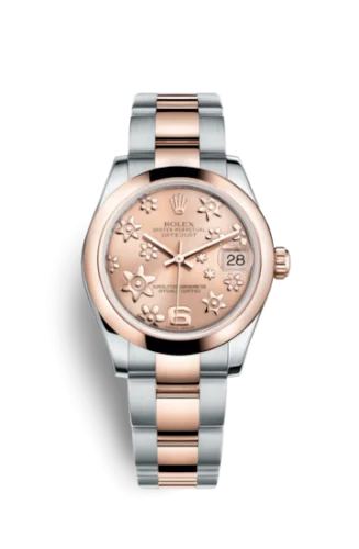 Rolex - 178241-0075 Datejust 31 Rolesor Everose Domed / Oyster / Pink Floral