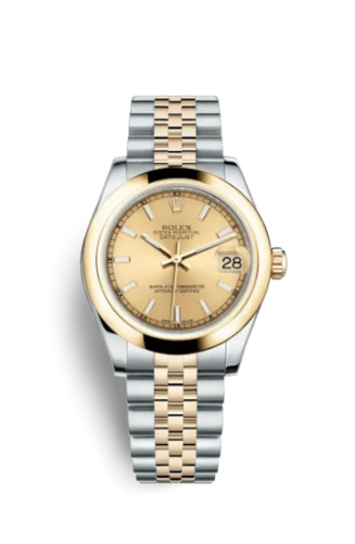 Rolex - 178243-0003 Datejust 31 Rolesor Yellow  Domed / Jubilee / Champagne