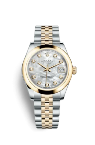 Rolex - 178243-0049 Datejust 31 Rolesor Yellow Domed / Jubilee / MOP