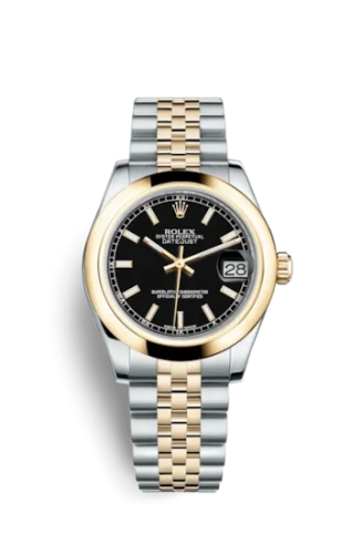 Rolex - 178243-0050 Datejust 31 Rolesor Yellow Domed / Jubilee / Black