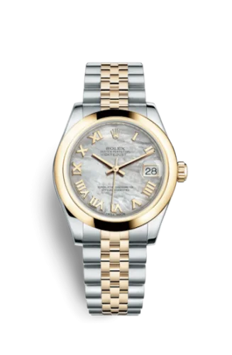 Rolex - 178243-0057 Datejust 31 Rolesor Yellow Domed / Jubilee / MOP Roman