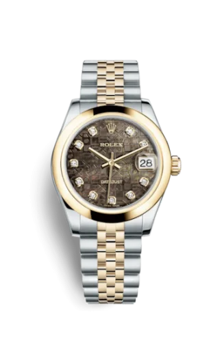 Rolex - 178243-0058 Datejust 31 Rolesor Yellow Domed / Jubilee / Black MOP Computer