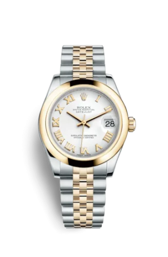 Rolex - 178243-0067 Datejust 31 Rolesor Yellow Domed / Jubilee / White Roman