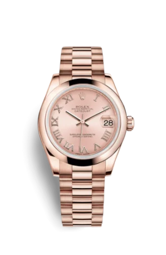 Rolex - 178245f-0030 Datejust 31 Everose Domed / President / Pink Roman