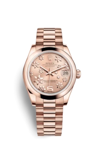 Rolex - 178245f-0031 Datejust 31 Everose Domed / President / Pink Floral