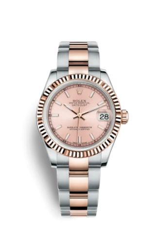 Rolex - 178271-0001 Datejust 31 Rolesor Everose Fluted / Oyster / Pink