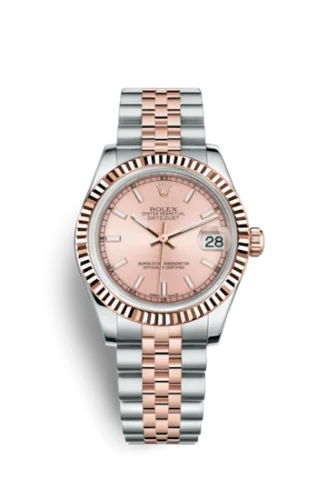 Rolex - 178271-0005 Datejust 31 Rolesor Everose Fluted / Jubilee / Pink