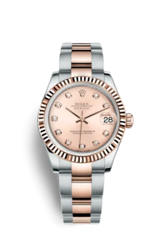 Rolex - 178271-0045 Datejust 31 Rolesor Everose Fluted / Oyster / Pink Diamond