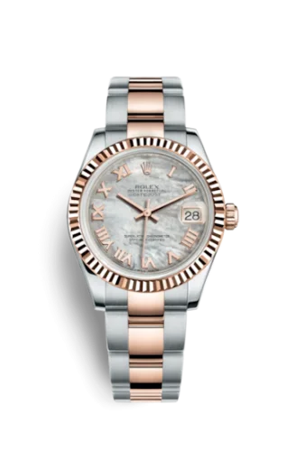 Rolex - 178271-0061 Datejust 31 Rolesor Everose Fluted / Oyster / MOP Roman