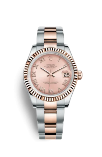 Rolex - 178271-0062 Datejust 31 Rolesor Everose Fluted / Oyster / Pink Roman