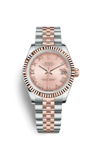 Rolex - 178271-0068 Datejust 31 Rolesor Everose Fluted / Jubilee / Pink Roman