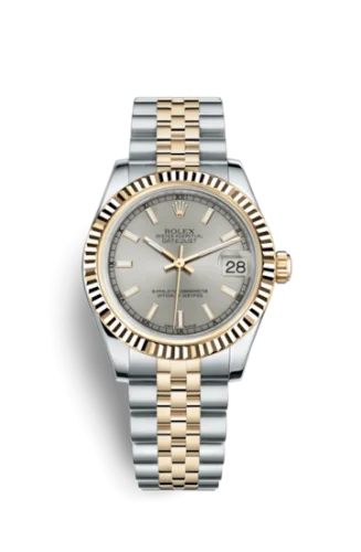 Rolex - 178273-0030 Datejust 31 Rolesor Yellow Fluted / Jubilee / Silver