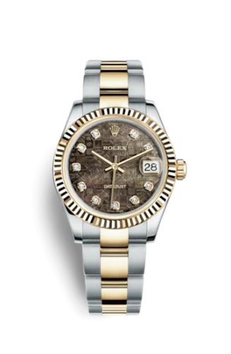Rolex - 178273-0061 Datejust 31 Rolesor Yellow Fluted / Oyster / Black MOP Computer
