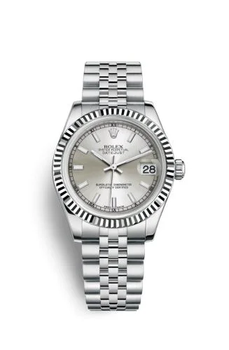 Rolex - 178274-0009 Datejust 31 Stainless Steel Fluted / Jubilee / Silver