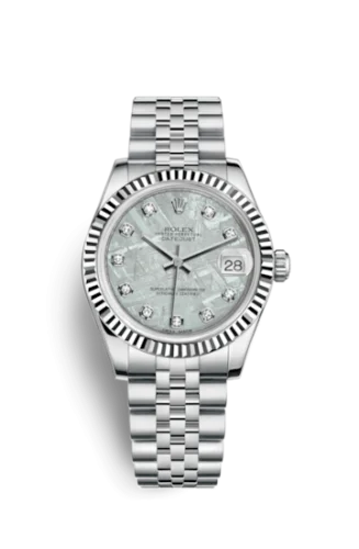 Rolex - 178274-0016 Datejust 31 Stainless Steel Fluted / Jubilee / Meteorite