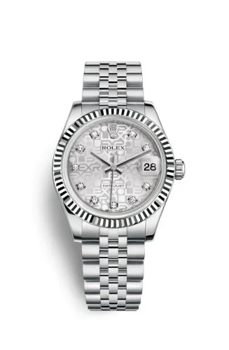 Rolex - 178274-0017 Datejust 31 Stainless Steel Fluted / Jubilee / Silver Computer