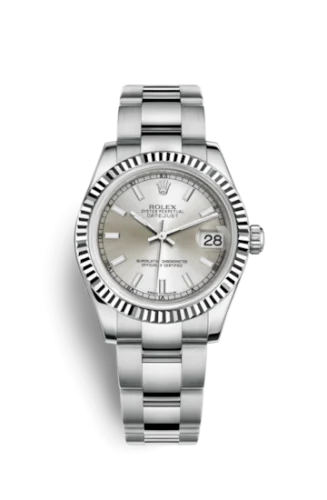 Rolex - 178274-0025 Datejust 31 Stainless Steel Fluted / Oyster / Silver
