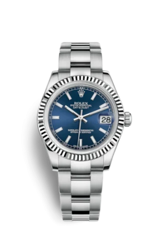 Rolex - 178274-0038 Datejust 31 Stainless Steel Fluted / Oyster / Blue