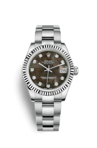 Rolex - 178274-0051 Datejust 31 Stainless Steel Fluted / Oyster / Black MOP