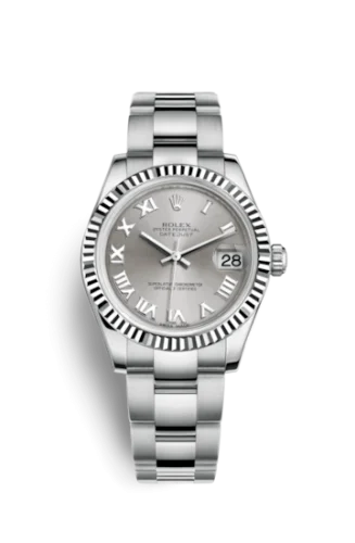 Rolex - 178274-0062 Datejust 31 Stainless Steel Fluted / Oyster / Rhodium Roman