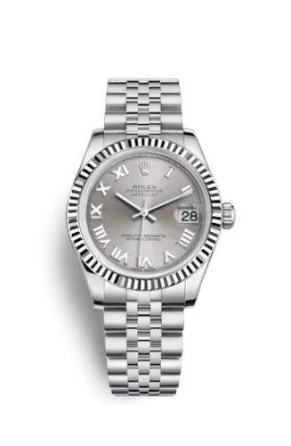 Rolex - 178274-0063 Datejust 31 Stainless Steel Fluted / Jubilee / Rhodium Roman