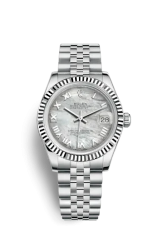 Rolex - 178274-0071 Datejust 31 Stainless Steel Fluted / Jubilee / MOP Roman