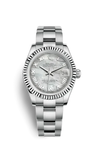 Rolex - 178274-0072 Datejust 31 Stainless Steel Fluted / Oyster / MOP - Roman