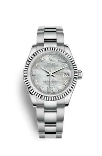 Rolex - 178274-0085 Datejust 31 Stainless Steel Fluted / Oyster / MOP - Roman