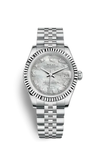 Rolex - 178274-0086 Datejust 31 Stainless Steel Fluted / Jubilee / MOP Roman