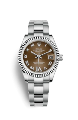 Rolex - 178274-0089 Datejust 31 Stainless Steel Fluted / Oyster / Bronze - Roman