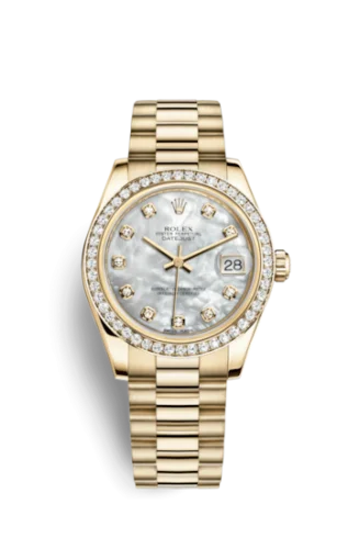Rolex - 178288-0001 Datejust 31 Yellow Gold Diamond / President / MOP