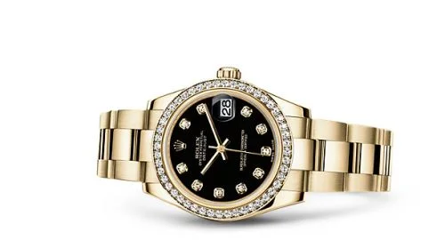 Rolex Rolex - 178288-0071 Datejust 31 Yellow Gold Diamond / Oyster / Black Diamond