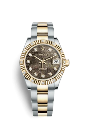 Rolex - 178313-0054 Datejust 31 Rolesor Yellow Fluted Diamond / Oyster / Black MOP Computer
